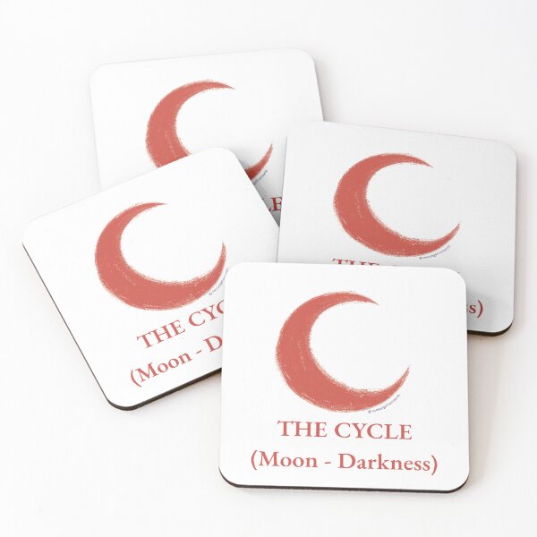 Item preview, Cycle - Neolithic Cipher - Moon and Darkness - Minimalist T-Shirt - #3 designed and sold by Message from Earth.