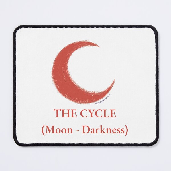 Item preview, Cycle - Neolithic Cipher - Moon and Darkness - Minimalist T-Shirt - #3 designed and sold by Message from Earth.