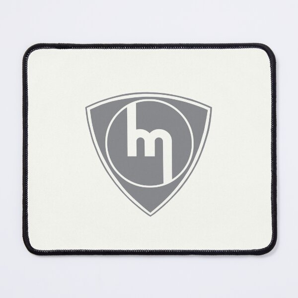 Item preview, Mazda rotary engine emblem - flat gray print designed and sold by retropetrol.