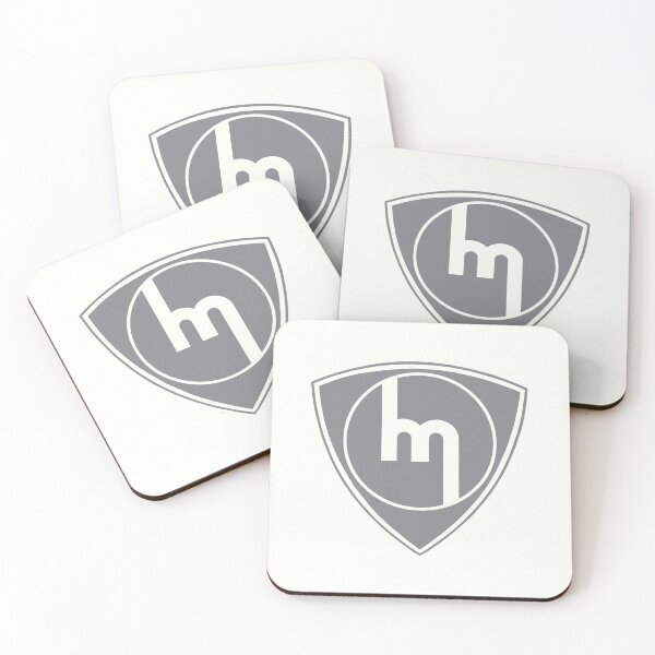 Item preview, Mazda rotary engine emblem - flat gray print designed and sold by retropetrol.