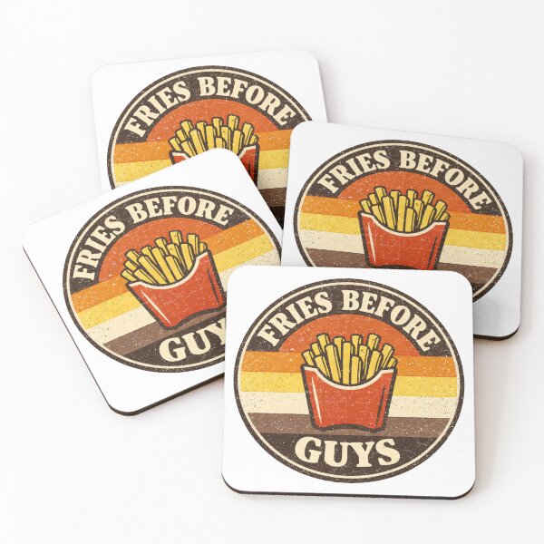 Item preview, Fries Before Guys – Funny Food Pun Feminist Humor Design designed and sold by rushaib.