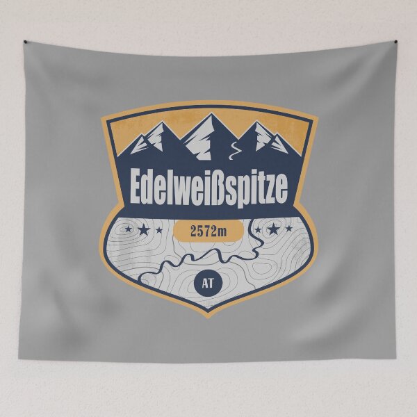 Item preview, Edelweißspitze Austria Alpine Road Badge designed and sold by CynthiaGraphics.