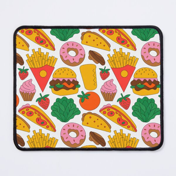 Item preview, Fast Food Feast Seamless Pattern designed and sold by Midnight Veil Designs.
