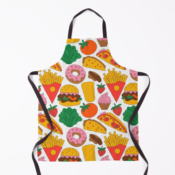 Item preview, Fast Food Feast Seamless Pattern designed and sold by Midnight Veil Designs.