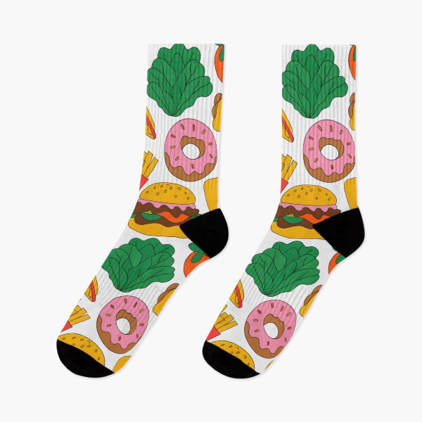 Item preview, Fast Food Feast Seamless Pattern designed and sold by Midnight Veil Designs.