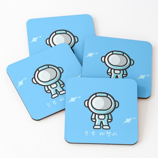 Item preview, Blue Astronaut Korean designed and sold by DJCartoonDesigns.