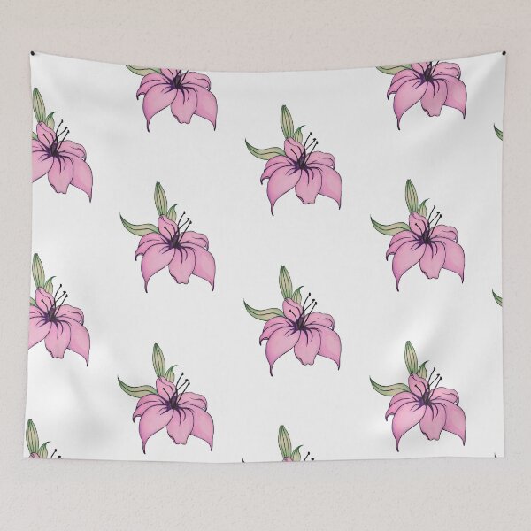 Item preview, Hand drawing beautiful delicate flower in purple color designed and sold by Mariyana-Design.
