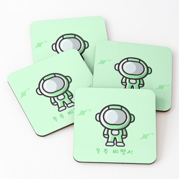 Item preview, Green Astronaut Korean designed and sold by DJCartoonDesigns.