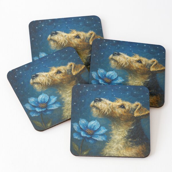 Item preview, Dog in starry nature realistic style and painting designed and sold by the artedivino.