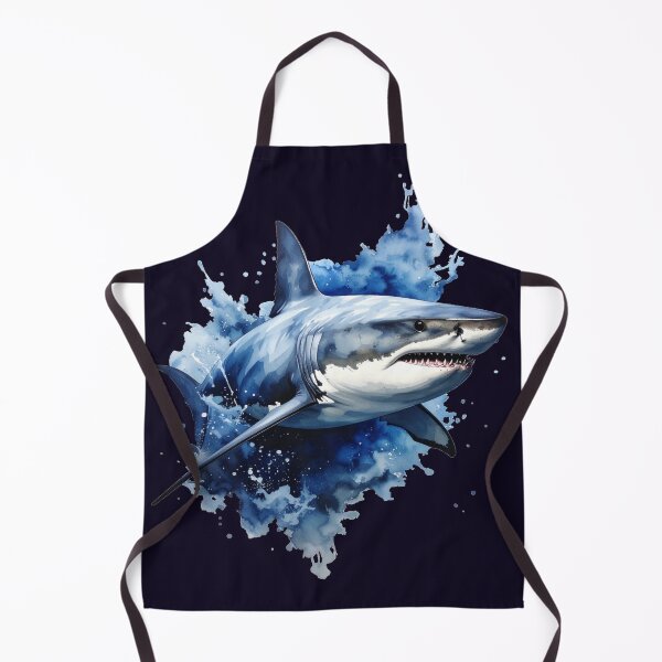 Item preview, King of the Deep, Shark in Blue Water designed and sold by LiskoDesign.