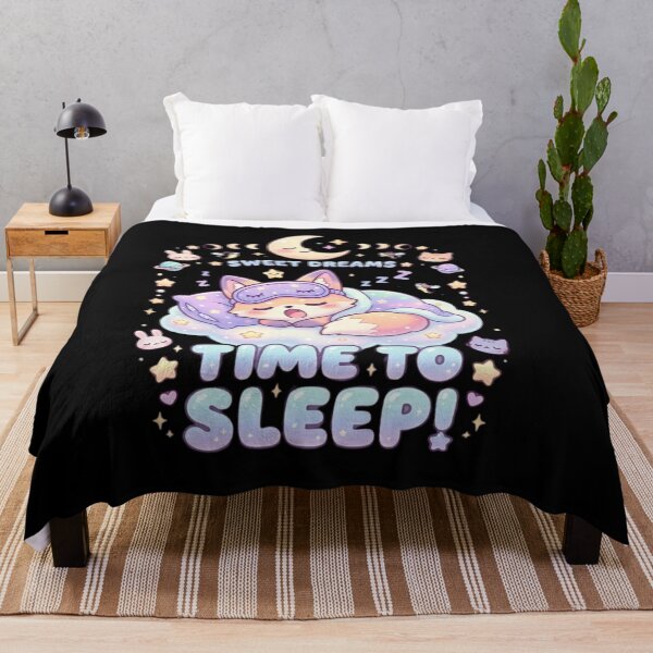 Item preview, Kawaii Sleeping Fox - Sweet Dreams Pastel Aesthetic Art designed and sold by Wear Sculpt.