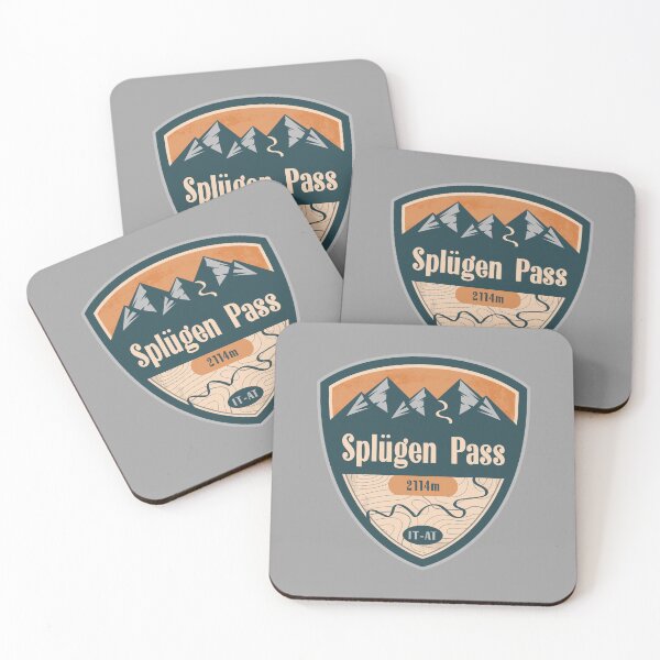 Item preview, Splugen Pass Alpine Road Badge designed and sold by CynthiaGraphics.