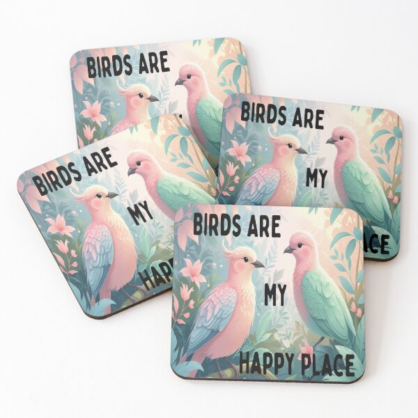 Item preview, Birds Are My Happy Place – Exotic Bird Lover Calm Nature Design designed and sold by Max Store.
