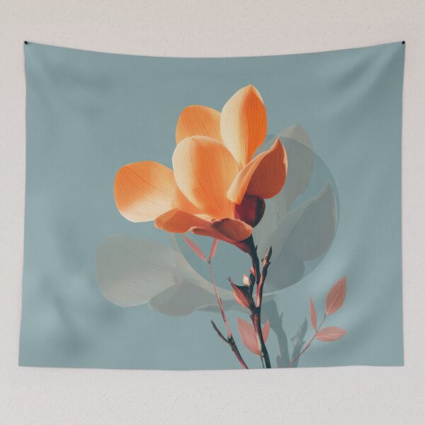 Item preview, Bright orange flower stands tall designed and sold by anytka.