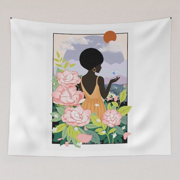Item preview, Floral Elegance at Dusk designed and sold by Noir Lys.