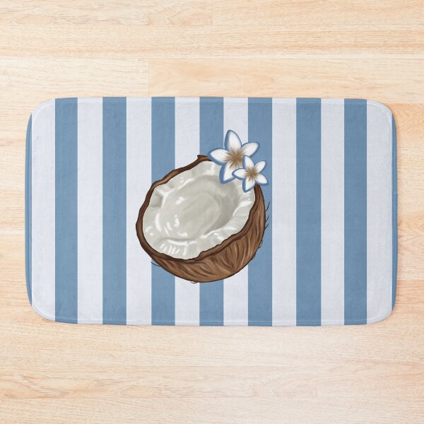 Item preview, Coconut Illustration with little flowers  designed and sold by joleyjl.