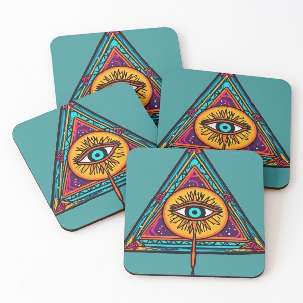 Item preview, Galactic Eye Kaleidoscope: Trippy Psychedelic Masterpiece in Vibrant Swirls - Limited Edition designed and sold by PSYCRAFTINGSTORE.