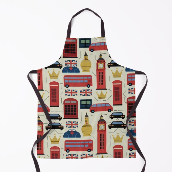 Item preview, Iconic London Symbols Seamless Pattern designed and sold by Midnight Veil Designs.