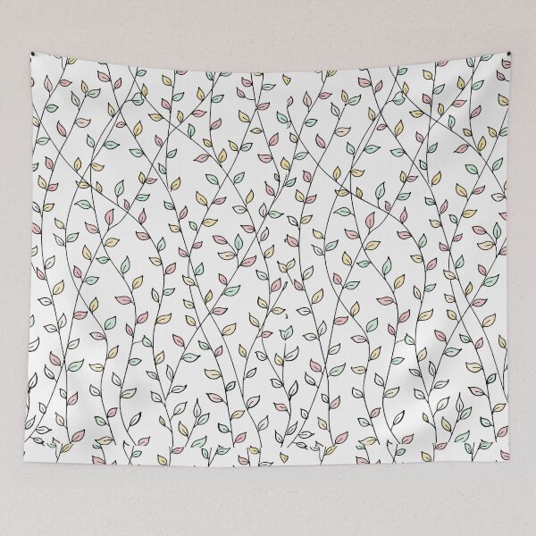 Item preview, Pastel Whisper Leaves Pattern designed and sold by blankTeeShirt.
