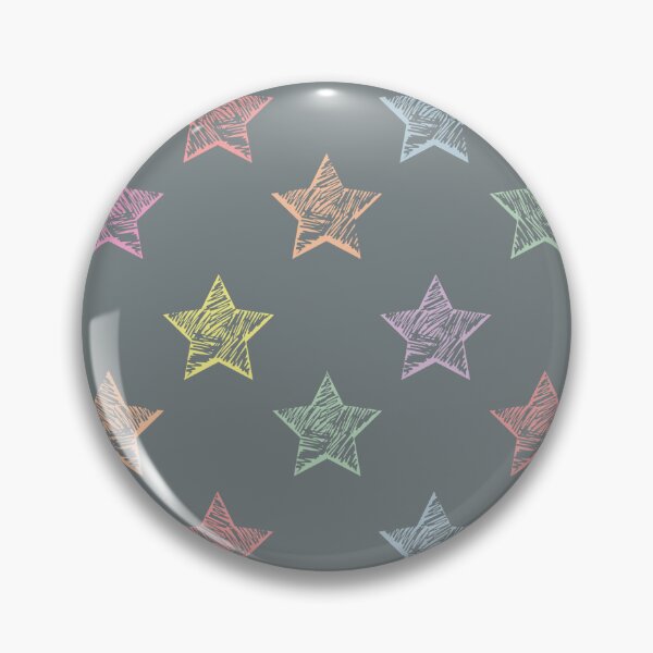 Artikelvorschau, Sketchy Candy Rainbow Stars – Anthrazitgrau entworfen und verkauft von Daniel Bevis Design.