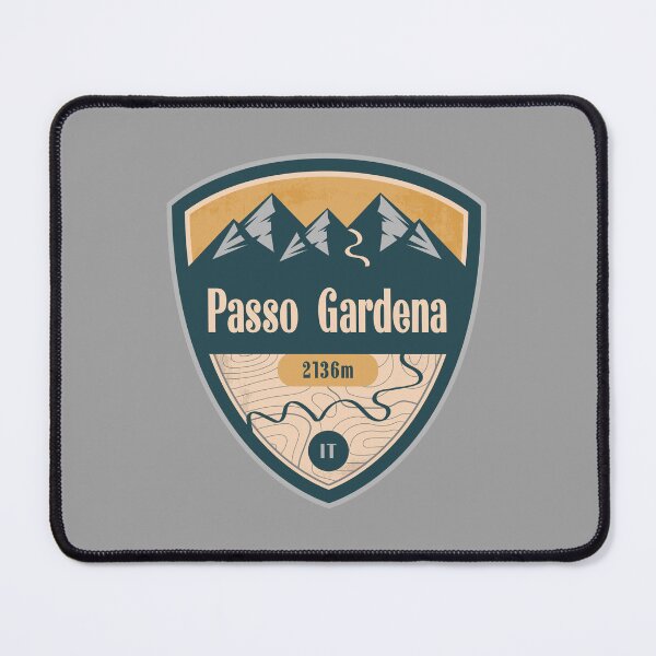 Item preview, Gardena Pass Italy Dolomites Badge designed and sold by CynthiaGraphics.