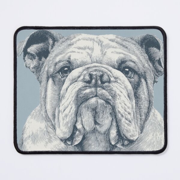 Item preview, Bulldog drawing on simple background designed and sold by anytka.