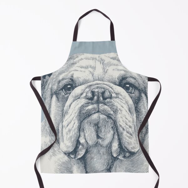 Item preview, Bulldog drawing on simple background designed and sold by anytka.