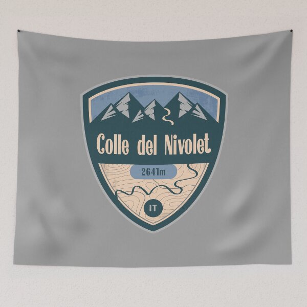 Item preview, Nivolet Pass Italy Alpine Road Badge designed and sold by CynthiaGraphics.