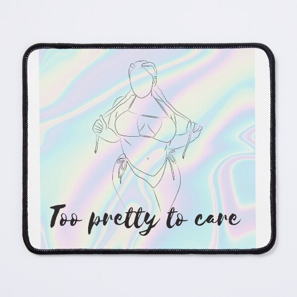 Item preview, Too Pretty To Care Summer Girl Aesthetic Design designed and sold by trelykreativ.