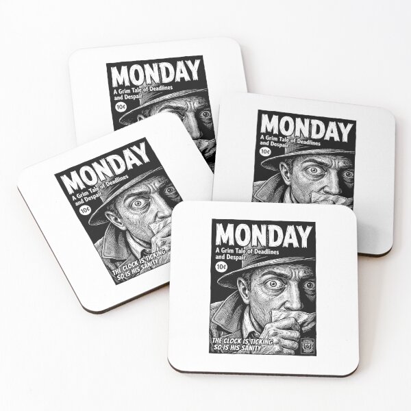 Item preview, Funny Work Monday Pulp Crime Workplace Office Worker designed and sold by GrandeDuc.