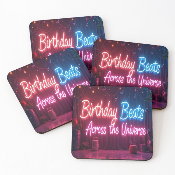 Item preview, Birthday Beats Across the Universe designed and sold by TheIdealArtShop.