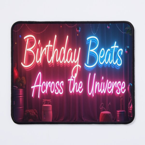 Item preview, Birthday Beats Across the Universe designed and sold by TheIdealArtShop.