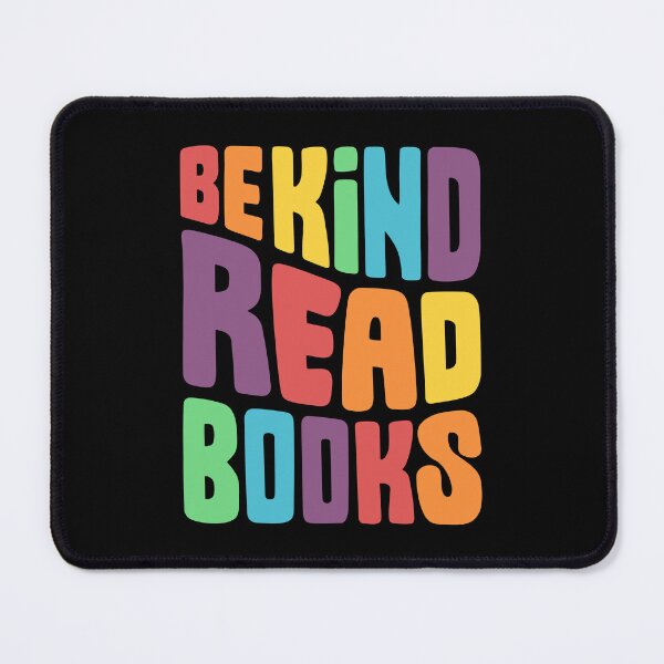 Item preview, be kind read books | lgbt pride rainbow designed and sold by DesignsByAND.
