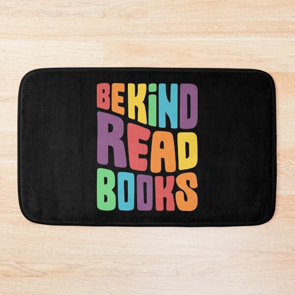 Item preview, be kind read books | lgbt pride rainbow designed and sold by DesignsByAND.