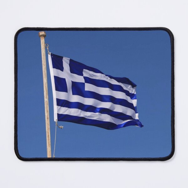 Item preview, Greek Flag in the Wind designed and sold by artbyelia28.