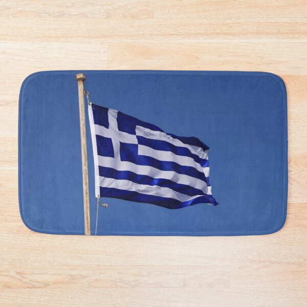 Item preview, Greek Flag in the Wind designed and sold by artbyelia28.