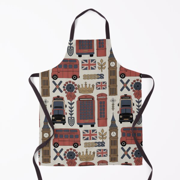 Item preview, Classic London Icons Seamless Pattern designed and sold by Midnight Veil Designs.