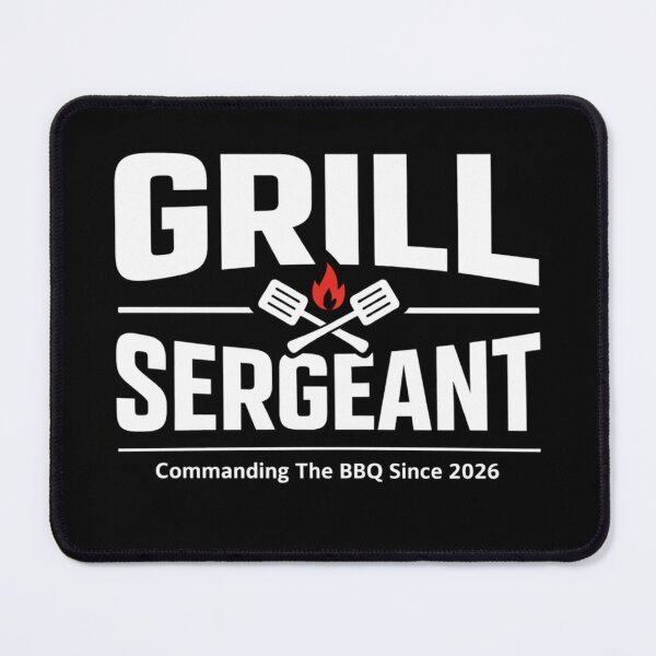 Item preview, Grill Sergeant – Funny BBQ Pun Barbecue Humor Design designed and sold by rushaib.
