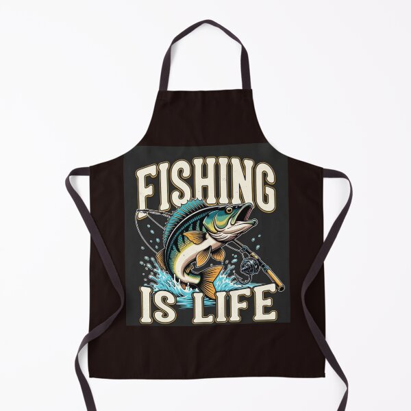 Item preview, Fishing Is Life - Vintage Bass Fishing Illustration designed and sold by HALYNA070824.