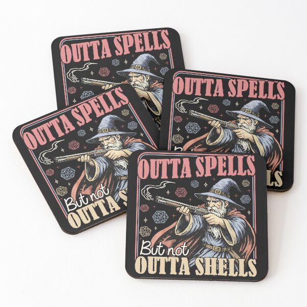 Item preview, Outta Spells But Not Outta Shells designed and sold by twindragonthreads.