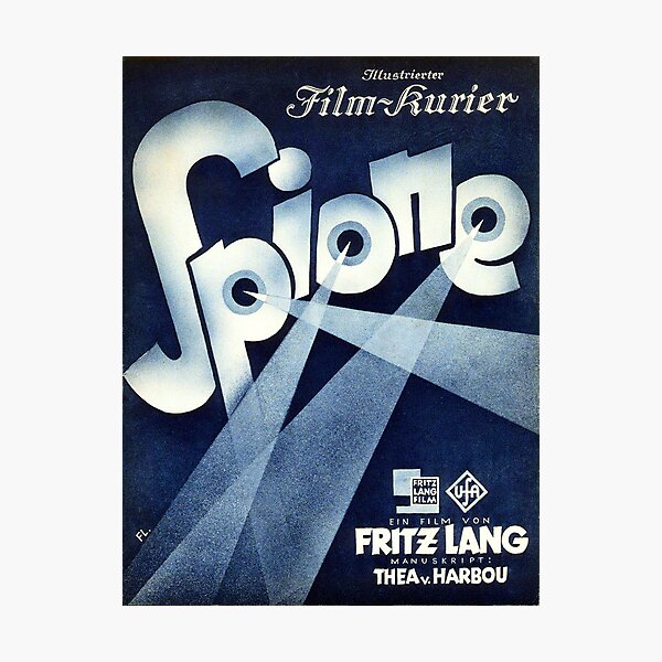 Item preview, Spione directed by Fritz Lang - vintage film poster designed and sold by Grand Illusions.