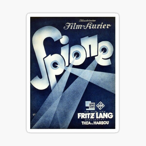 Item preview, Spione directed by Fritz Lang - vintage film poster designed and sold by Grand Illusions.