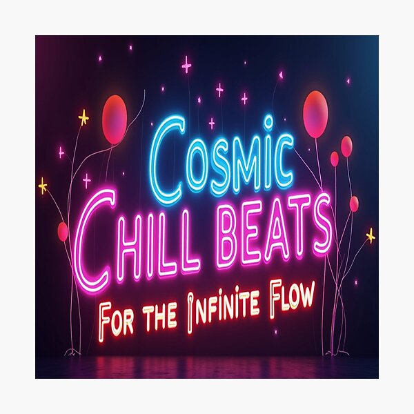Item preview, Cosmic Chill Beats for the Infinite Flow designed and sold by TheIdealArtShop.