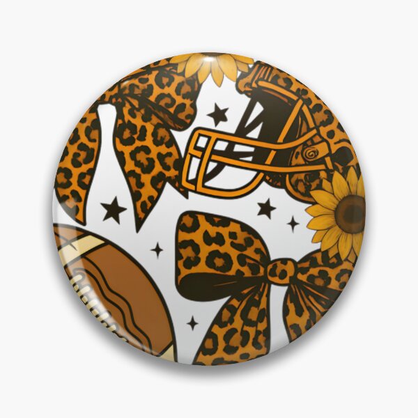 Item preview, Touchdown Football Sunflower Bow Cute Game Day Design designed and sold by Ojubilu.