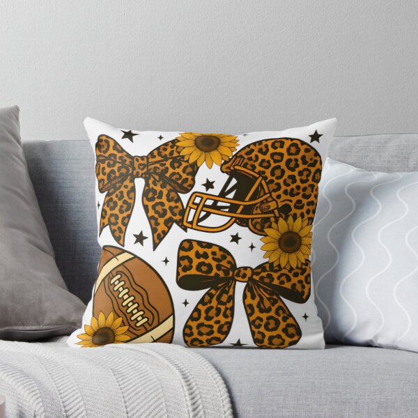 Item preview, Touchdown Football Sunflower Bow Cute Game Day Design designed and sold by Ojubilu.