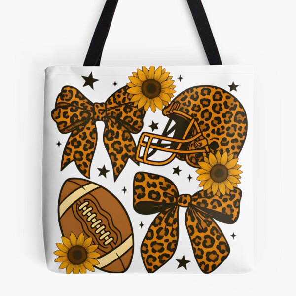 Item preview, Touchdown Football Sunflower Bow Cute Game Day Design designed and sold by Ojubilu.