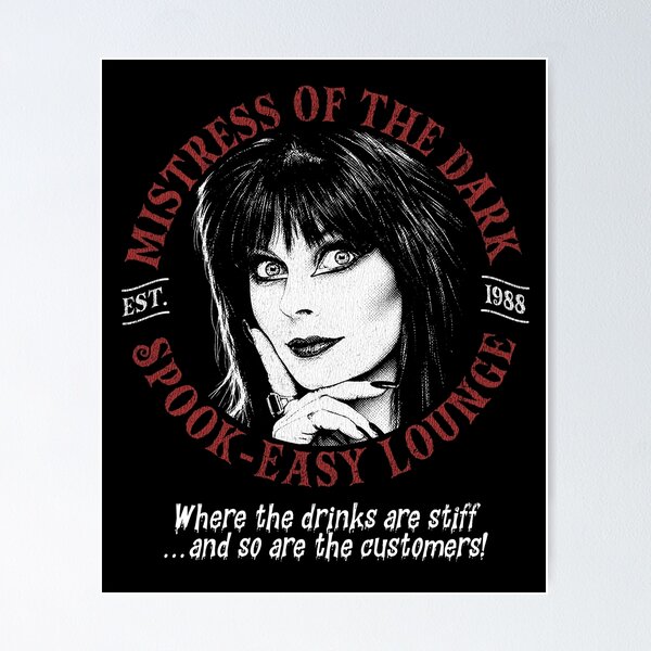 Item preview, Mistress of the Dark Spook-Easy Lounge designed and sold by ninthstreet.