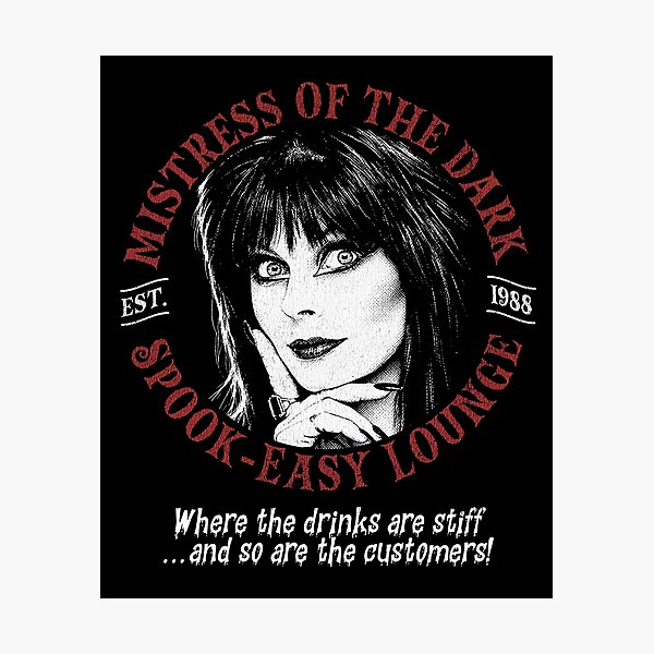 Item preview, Mistress of the Dark Spook-Easy Lounge designed and sold by ninthstreet.