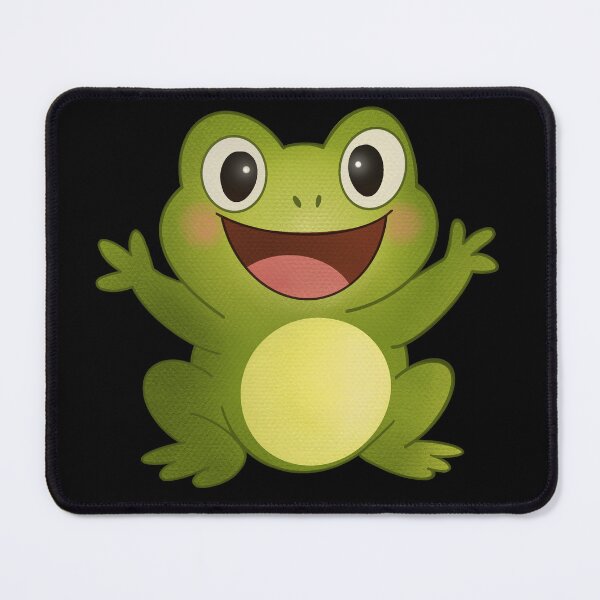 Item preview, Happy Cute Frog Cartoon Character designed and sold by Pryhozha.