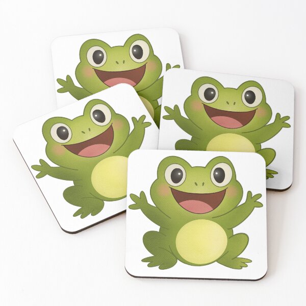 Item preview, Happy Cute Frog Cartoon Character designed and sold by Pryhozha.